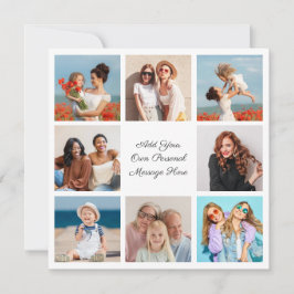 Maak Jouw Eigen Foto Collage met 8 Foto's Voeg Jou Kaart
