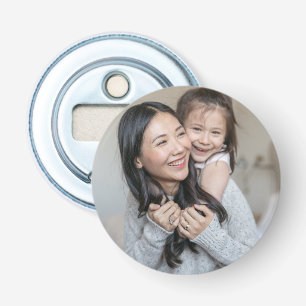 Maak Jouw Eigen Foto Moeder en Ik Button Flesopener