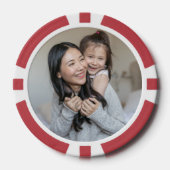 Maak Jouw Eigen Foto Moeder en Ik Poker Chips (Voorkant)