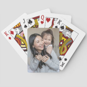 Maak Jouw Eigen Foto Moeder en Ik Pokerkaarten