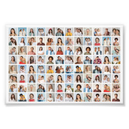 Maak Jouw Eigen Fotovergroting met 96 Foto's Colla Foto Afdruk