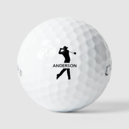 Maak Jouw Eigen Gepersonaliseerde Moderne Monogram Golfballen