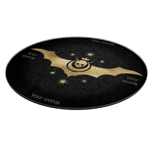 Maak Jouw Eigen Gouden Arcane Duivel Tarot Snijplank (Hoek)