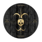 Maak Jouw Eigen Gouden Arcane Fool Tarot Snijplank (Voorkant)