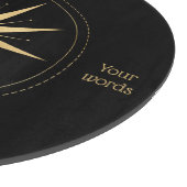 Maak Jouw Eigen Gouden Arcane Star Tarot Snijplank (Hoek)