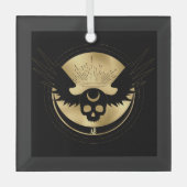 Maak Jouw Eigen Gouden Arcane Temperance Tarot Glas Ornament (Voorkant)