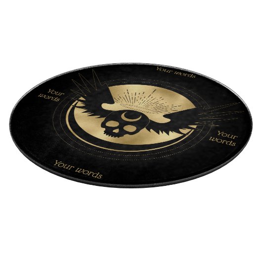 Maak Jouw Eigen Gouden Arcane Temperance Tarot Snijplank (Hoek)