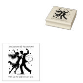 Maak Jouw Eigen Hart Dans Handfasting Dank Je Wel Rubberstempel (Gestempeld)