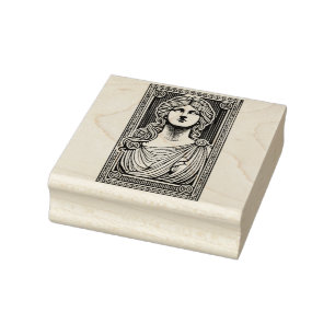 Maak Jouw Eigen Ingelijste Oude Godin Rubberstempel
