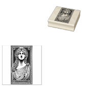 Maak Jouw Eigen Ingelijste Oude Godin Rubberstempel (Gestempeld)