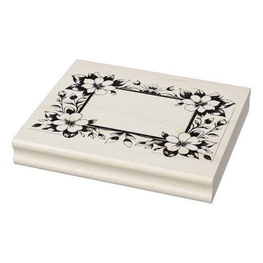 Maak Jouw Eigen Kersenbloesem Bloem Frame Rubberstempel (Stempel)