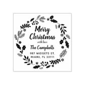 Maak Jouw Eigen Kerstmis Modern Rubberstempel (Afrduk)