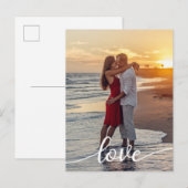 Maak Jouw Eigen Liefdesscript Romantische Koppel F Briefkaart (Voorkant / Achterkant)