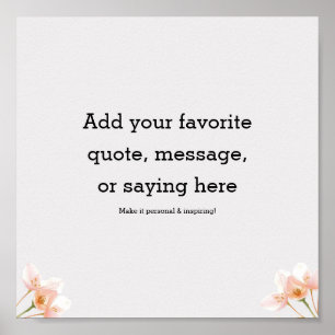 Maak Jouw Eigen Motivatieposter met Spreuk Poster