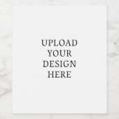 Maak Jouw Eigen Ontwerp Aangepast Logo Wijn Etiket (Enkel label)