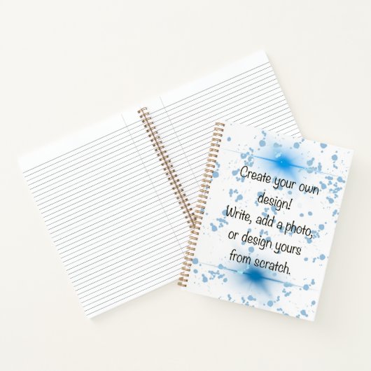 Maak Jouw Eigen Ontwerp Aangepaste Foto & Tekst Sp Notitieboek (Binnen)