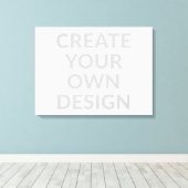 Maak Jouw Eigen Ontwerp Canvas Afdruk (Insitu (Houten vloer))