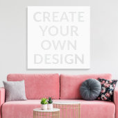 Maak Jouw Eigen Ontwerp Canvas Afdruk (Insitu (Woonkamer))