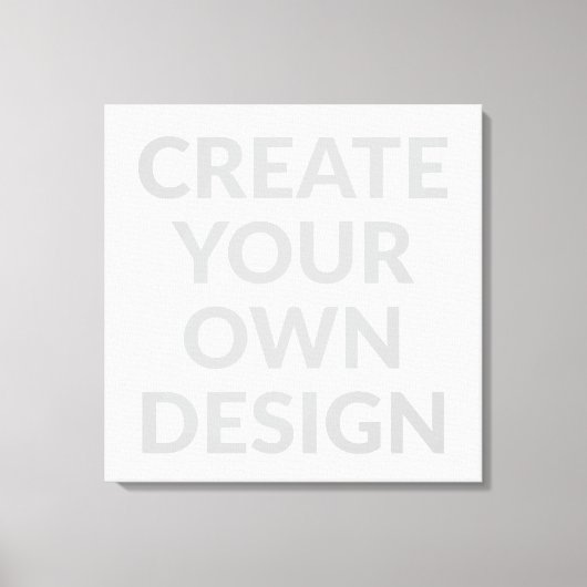 Maak Jouw Eigen Ontwerp Canvas Afdruk (Voorkant)