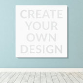 Maak Jouw Eigen Ontwerp Canvas Afdruk (Insitu (Houten vloer))