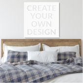 Maak Jouw Eigen Ontwerp Canvas Afdruk (Insitu (Slaapkamer))