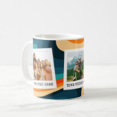 Maak Jouw Eigen Retro 3 Foto Koffiemok (Voorkant links)