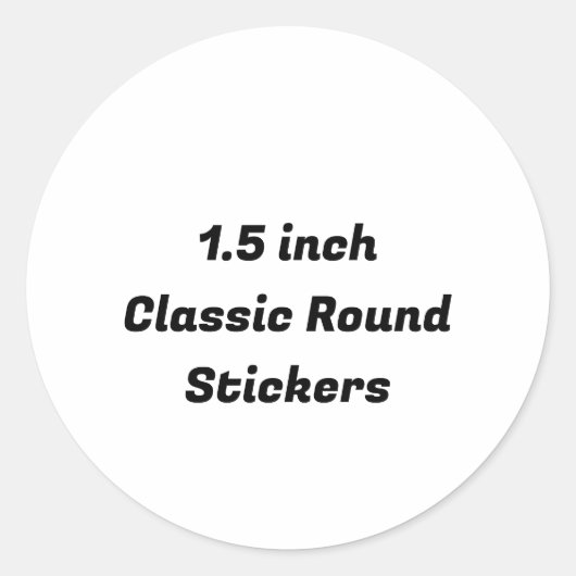 Maak Jouw Eigen Ronde Sticker (Voorkant)