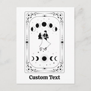 Maak Jouw Eigen Tarot Hemel Maan Astrologische Feestdagenkaart