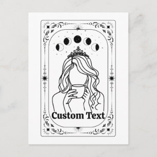 Maak Jouw Eigen Tarot Hemelse Bruid Vrijgezellenfe Feestdagenkaart