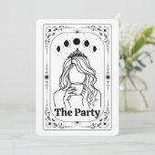 Maak Jouw Eigen Tarot Mystieke Hemelse Maan Magie Kaart (Staand voorkant)
