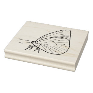 Maak Jouw Eigen Tekening van een Rustende Vlinder Rubberstempel