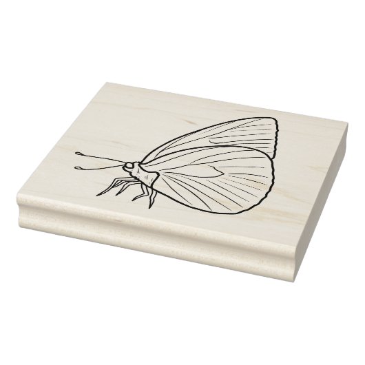 Maak Jouw Eigen Tekening van een Rustende Vlinder Rubberstempel (Stempel)