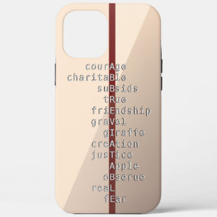 Maak jouw naam of bericht met Crosswords? Hoesje-M Case-Mate iPhone Case