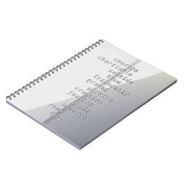 Maak jouw naam of bericht met Crosswords? Hoesje-M Notitieboek