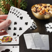 Maak jouw naam of bericht met Crosswords? Pokerkaarten (Insitu)