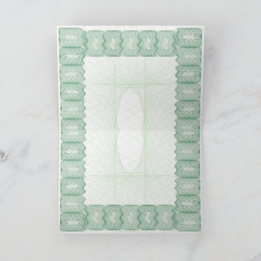 Maak Kaart van de Toekenning van het Certificaat (Binnen)