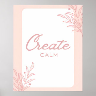 Maak kalmerende inspirerende typografie met citate poster