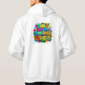 Maak Kansen Motiverend Graffiti Ontwerp Hoodie (Achterkant)