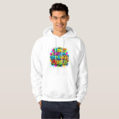 Maak Kansen Motiverend Graffiti Ontwerp Hoodie (Voorkant volledig)