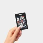 Maak Kappers Groot Again Kappers Voor Trump 2024 Badge (Handheld)