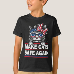 Maak Katten Veilig Opnieuw Grappige Kattenliefhebb T-shirt