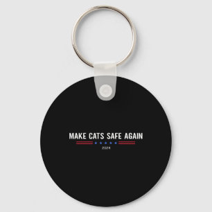 Maak katten weer veilig Grappig Trump Harris Debat Sleutelhanger