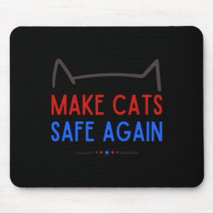 Maak katten weer veilig - grappig veiligheidsbewus muismat