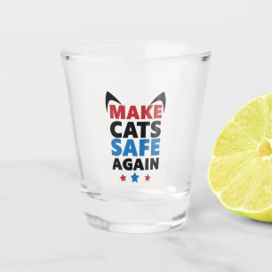 Maak katten weer veilig na verkiezing Trump Shot Glas