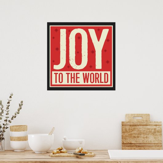 Maak kennis met  afdrukken op de wereld poster (Keuken)