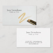 Maak kennis met artistieke moderne professionele l visitekaartje (Voorkant / Achterkant)