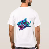 Maak kennis met Cyber Shark Power T-shirt (Achterkant)