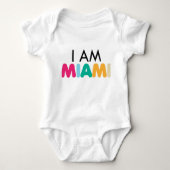 Maak kennis met de Baby-editie van "I Am Miami"! Romper (Voorkant)