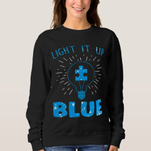 Maak kennis met de blauwe autistische ondersteunin trui
