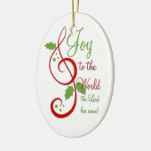 Maak kennis met de Christelijke kerstcarolmuziek v Keramisch Ornament (Links)